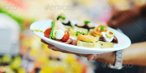 food on a plate
