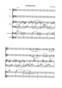 music sheet